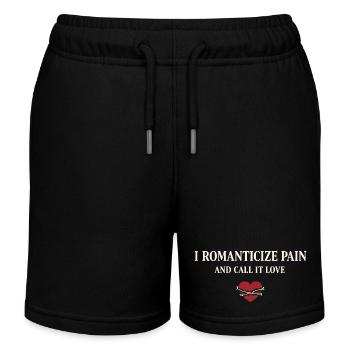 Vampirische Romantische Romantik Goth Dunkle - Kinder Organic Joggingshorts Mini Bolter von Stanley/Stella - Schwarz - Vorne