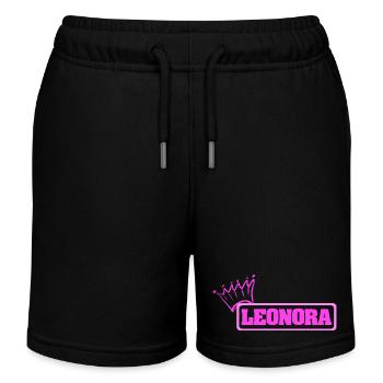 Alpinisme Leonora - Short de jogging enfant bio Stanley/Stella - noir - Devant