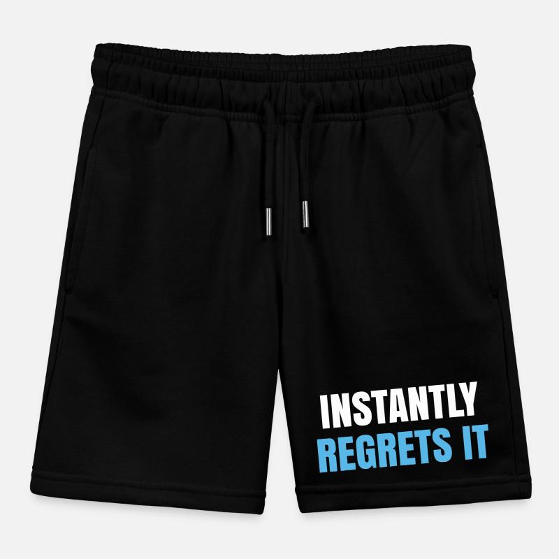Instantly Regrets It Kids Organic Sweat Shorts by Stanley/Stella