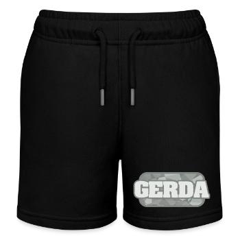 Gift for Gerda - Kids Organic Sweat Shorts by Stanley/Stella - black - Front