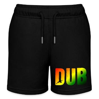 DUB - Short de jogging enfant bio Stanley/Stella - noir - Devant