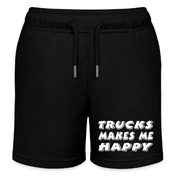 Trucks - Kinder Organic Joggingshorts Mini Bolter von Stanley/Stella - Schwarz - Vorne