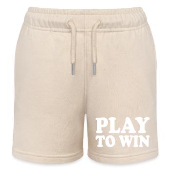 Play to win - Kinder Organic Joggingshorts Mini Bolter von Stanley/Stella - Natur - Vorne