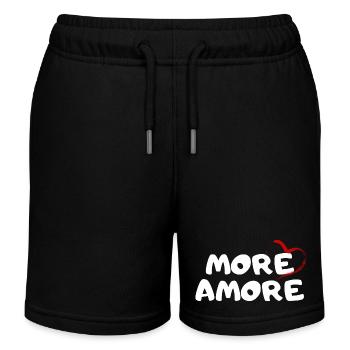 Plus Amore Personne préférée Cadeau de Saint-Valentin - Short de jogging enfant bio Stanley/Stella - noir - Devant