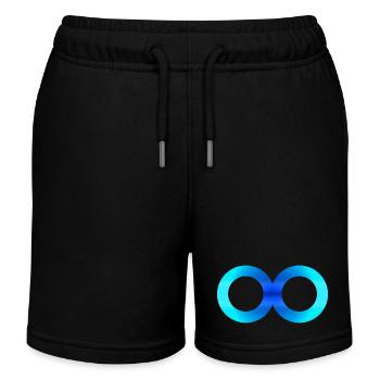 Huit Infini 5 - Short de jogging enfant bio Stanley/Stella - noir - Devant