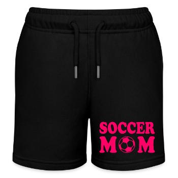Soccer mom - Kinder Organic Joggingshorts Mini Bolter von Stanley/Stella - Schwarz - Vorne