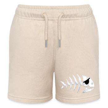 Piratenfisch - Kinder Organic Joggingshorts Mini Bolter von Stanley/Stella - Natur - Vorne