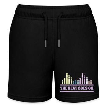 The Beat passe sur DJ Musician Equalizer - Short de jogging enfant bio Stanley/Stella - noir - Devant