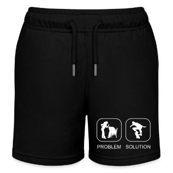Skateboarding Skater Skateboard Skating Skate Fan - Short de jogging enfant bio Stanley/Stella - noir - Devant