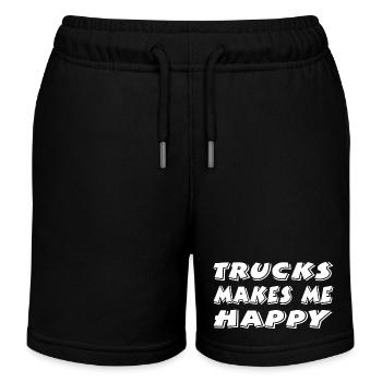 Truck - Kinder Organic Joggingshorts Mini Bolter von Stanley/Stella - Schwarz - Vorne
