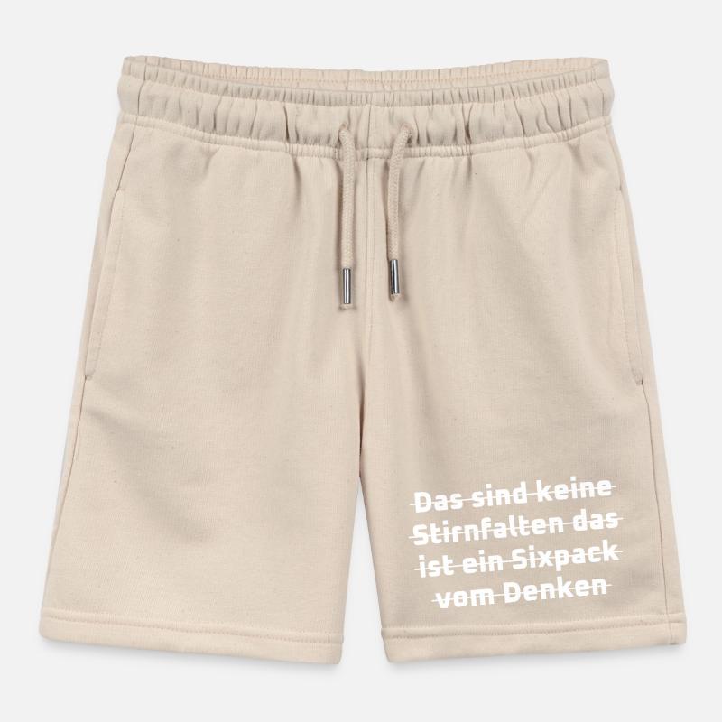 witzige sprüche sixpack Kinder Organic Joggingshorts Mini Bolter von Stanley/Stella
