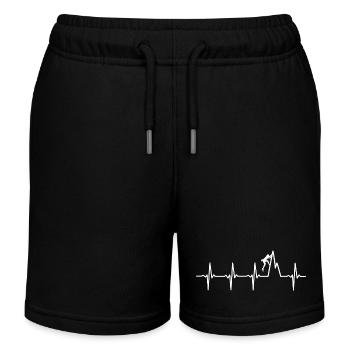 Escalade Heartbeat Escalade Grimpeur - Short de jogging enfant bio Stanley/Stella - noir - Devant