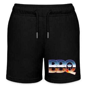 BBQ - Kinder Organic Joggingshorts Mini Bolter von Stanley/Stella - Schwarz - Vorne