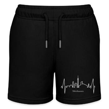 Herzschlag Metzkausen - Kinder Organic Joggingshorts Mini Bolter von Stanley/Stella - Schwarz - Vorne
