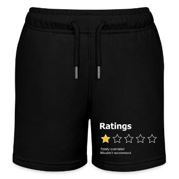 Des notes totalement surestimées - Short de jogging enfant bio Stanley/Stella - noir - Devant