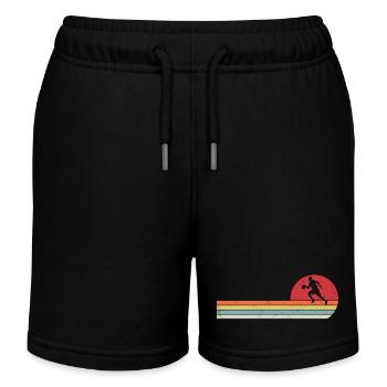 basketball - Kinder Organic Joggingshorts Mini Bolter von Stanley/Stella - Schwarz - Vorne
