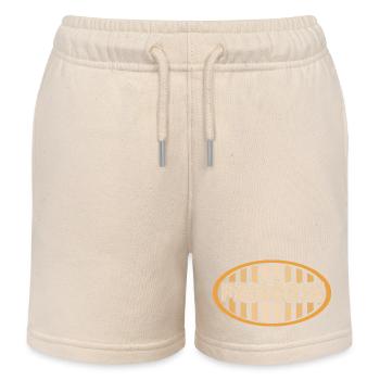 Cadeau pour coiffeur - Short de jogging enfant bio Stanley/Stella - écru doux - Devant