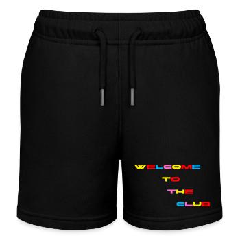 Bienvenue au Club - Short de jogging enfant bio Stanley/Stella - noir - Devant