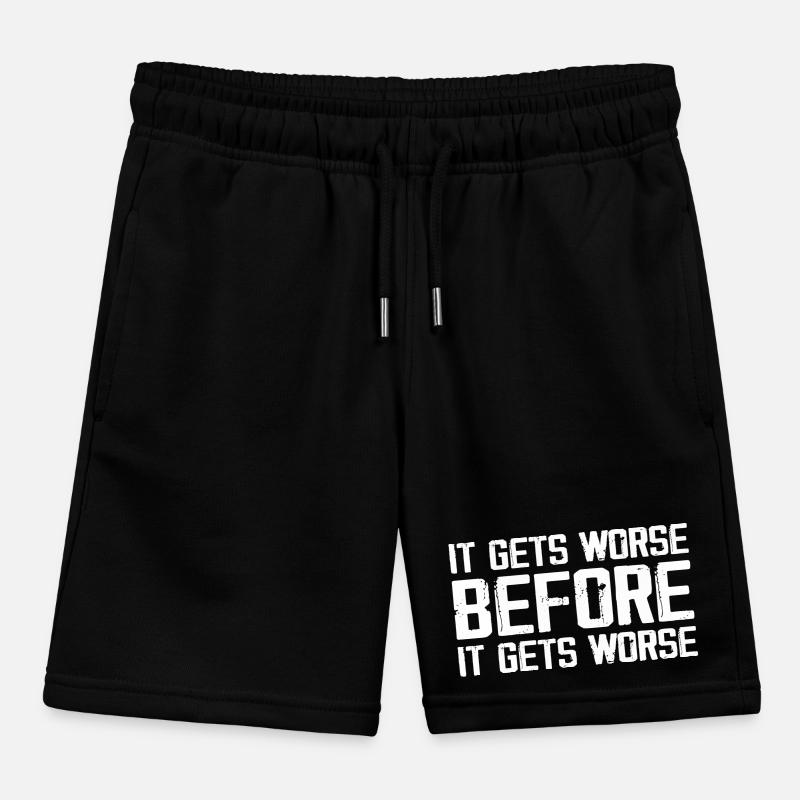 Es wird schlimmer, bevor es schlimmer wird Kinder Organic Joggingshorts Mini Bolter von Stanley/Stella