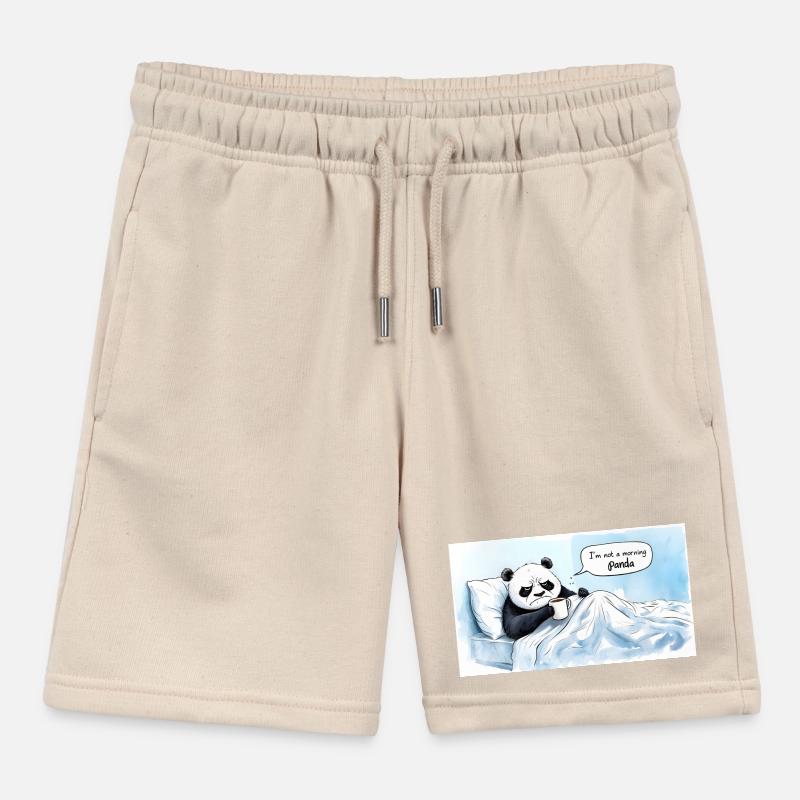 Morgendlicher Panda Kinder Organic Joggingshorts Mini Bolter von Stanley/Stella