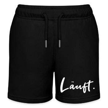 Score. – Déclaration de lettrage à la main - Short de jogging enfant bio Stanley/Stella - noir - Devant