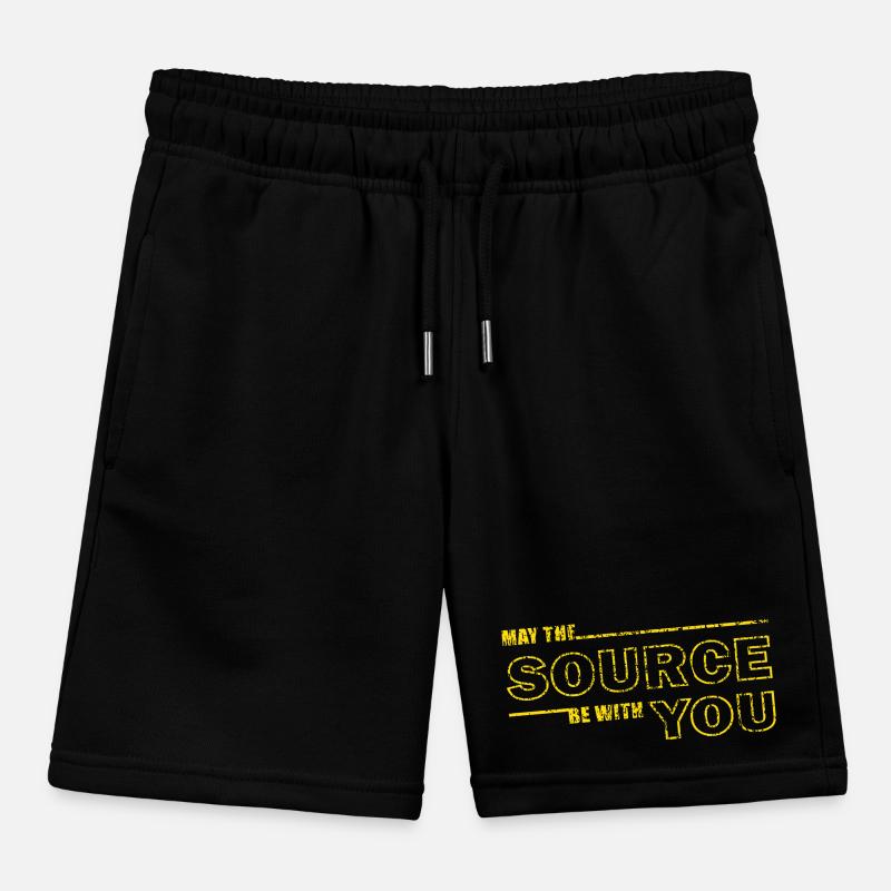 Que la source soit avec vous – Geek Tee Short de jogging enfant bio Stanley/Stella