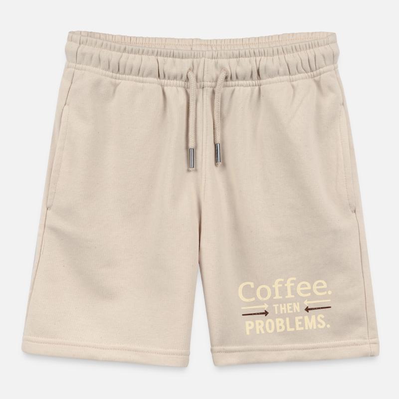 Kaffee, dann Probleme Spruch Kinder Organic Joggingshorts Mini Bolter von Stanley/Stella