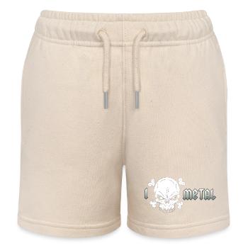 Crâne en métal extrême - Short de jogging enfant bio Stanley/Stella - écru doux - Devant
