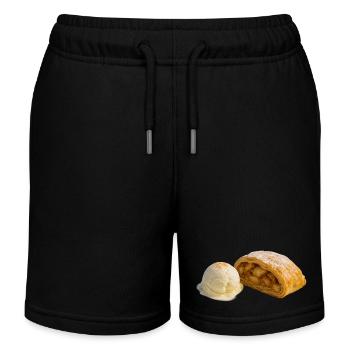 Strudel aux pommes avec glace à la vanille - Short de jogging enfant bio Stanley/Stella - noir - Devant