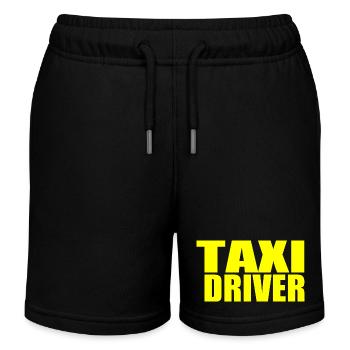 Taxifahrer - Kinder Organic Joggingshorts Mini Bolter von Stanley/Stella - Schwarz - Vorne