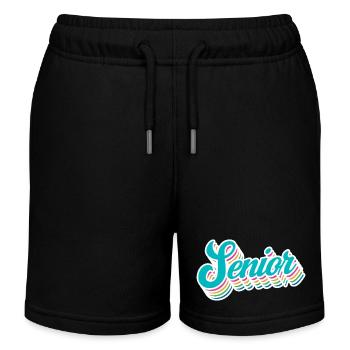 Senior - Student Class Retro Graduation Party Geschenk - Kinder Organic Joggingshorts Mini Bolter von Stanley/Stella - Schwarz - Vorne