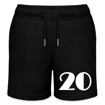 20,20 JAHRE,20-JÄHRIGES JUBILÄUM,20-JÄHRIGES JUBILÄUM,20 - Kinder Organic Joggingshorts Mini Bolter von Stanley/Stella - Schwarz - Vorne