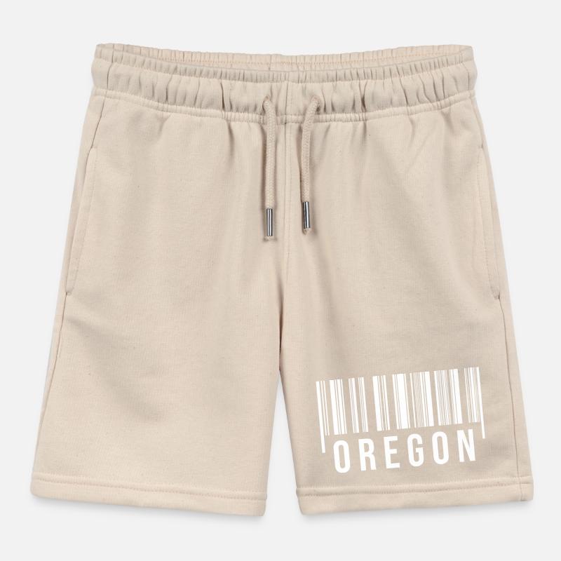 Oregon Strichcode Kinder Organic Joggingshorts Mini Bolter von Stanley/Stella