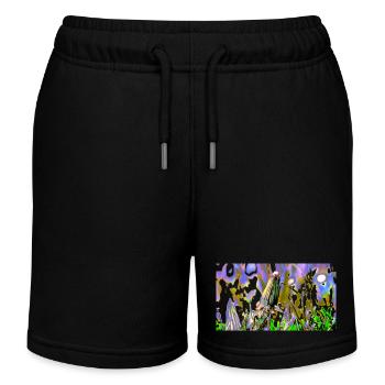 Prairie 731225 - Short de jogging enfant bio Stanley/Stella - noir - Devant
