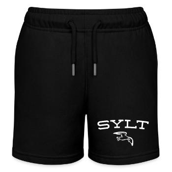 Sylt - Nordsee - Deutschland - Kampen - Insel - Kinder Organic Joggingshorts Mini Bolter von Stanley/Stella - Schwarz - Vorne