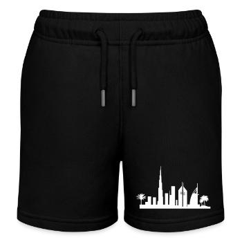 Ligne d’horizon de Dubaï - Short de jogging enfant bio Stanley/Stella - noir - Devant