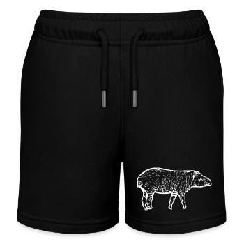 Tapirs - Short de jogging enfant bio Stanley/Stella - noir - Devant