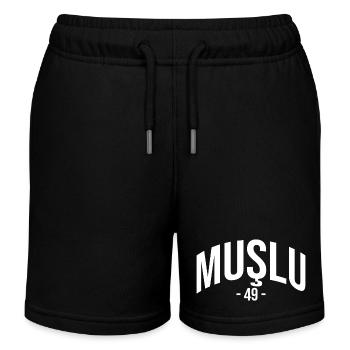 Mus 49 Turquie Turquie Turquie Cadeau Vacances TR Türk - Short de jogging enfant bio Stanley/Stella - noir - Devant