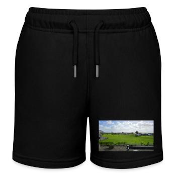 Landscape of Ireland - Kids Organic Sweat Shorts by Stanley/Stella - black - Front