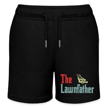 Tonte de pelouse Fête des pères Fête des pères drôle - Short de jogging enfant bio Stanley/Stella - noir - Devant