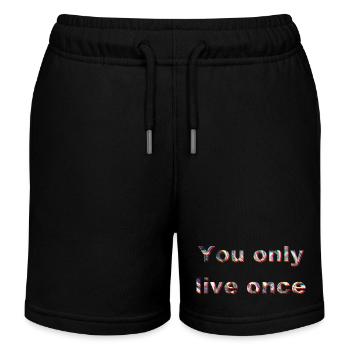 192112 - Kinder Organic Joggingshorts Mini Bolter von Stanley/Stella - Schwarz - Vorne