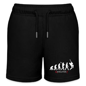 Revolution - Evolution Man Fun Twist 08 - Kinder Organic Joggingshorts Mini Bolter von Stanley/Stella - Schwarz - Vorne
