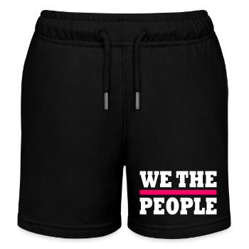 we the people - Kinder Organic Joggingshorts Mini Bolter von Stanley/Stella - Schwarz - Vorne