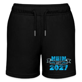 2027 - Kinder Organic Joggingshorts Mini Bolter von Stanley/Stella - Schwarz - Vorne