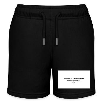 ICH BIN RECHTSANWALT - Kinder Organic Joggingshorts Mini Bolter von Stanley/Stella - Schwarz - Vorne