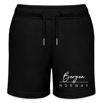 Norvège - Bergen - Norvège - Norvège - Short de jogging enfant bio Stanley/Stella - noir - Devant