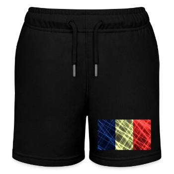 Mayotte as Mayotte - Kids Organic Sweat Shorts by Stanley/Stella - black - Front