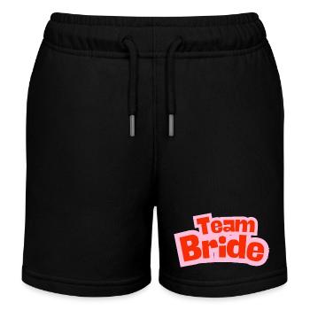Team Bride - Kinder Organic Joggingshorts Mini Bolter von Stanley/Stella - Schwarz - Vorne