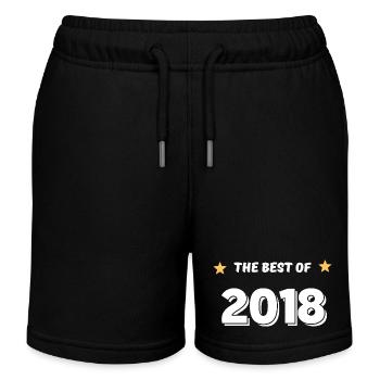 Best of 2018 - Short de jogging enfant bio Stanley/Stella - noir - Devant