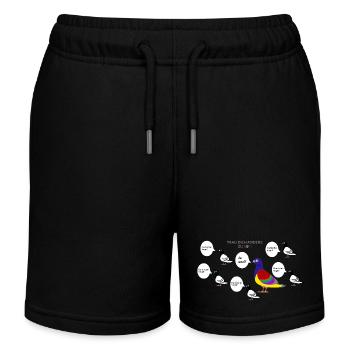Trau dich anders zu sein - Kinder Organic Joggingshorts Mini Bolter von Stanley/Stella - Schwarz - Vorne